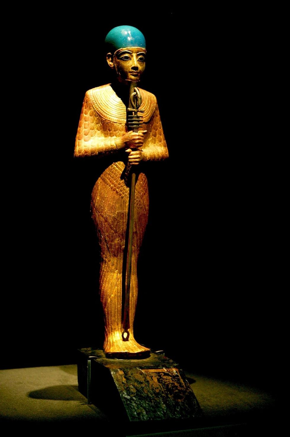 Image Source: Statue of Ptah is on display during the