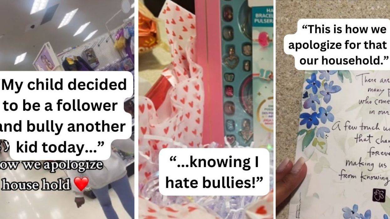 Mom makes her kid apologize to the girl she had bullied, then asks her to give a very special gift