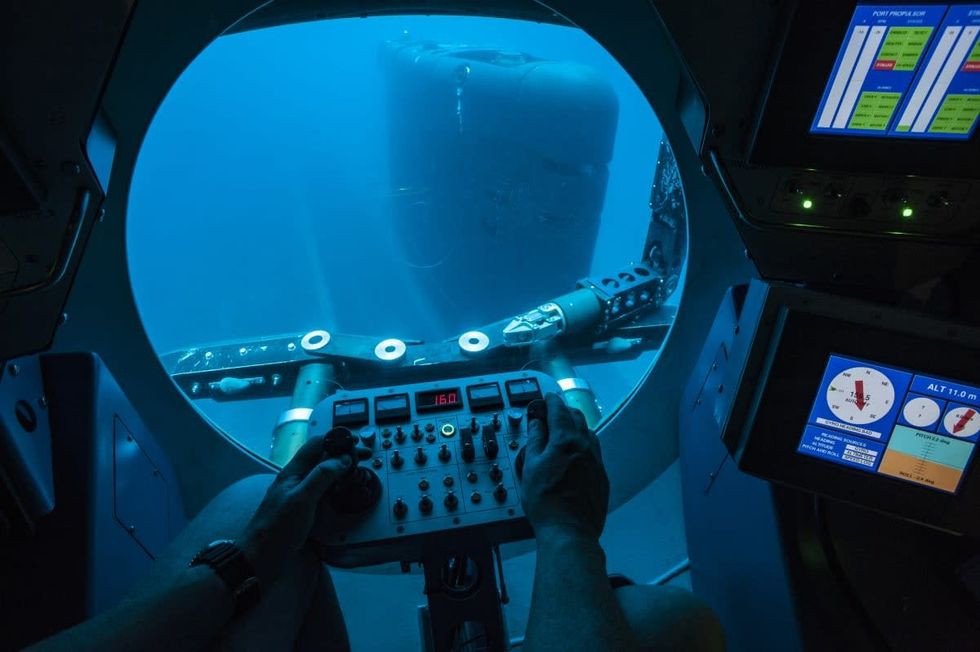 Image Source: View from the interior of a NATO Submarine Rescue System (Photo by Alexis Rosenfeld/Getty Images)