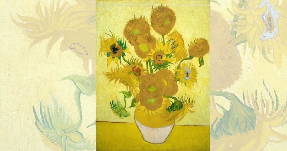 Image Source: Vincent van Gogh (1853-1890), Sunflowers, 1889. Oil on canvas, 73 x 95 cm (28.7 x 37.4 in). Van Gogh Museum, Amsterdam, Netherlands. (Photo by VCG Wilson/Corbis via Getty Images)