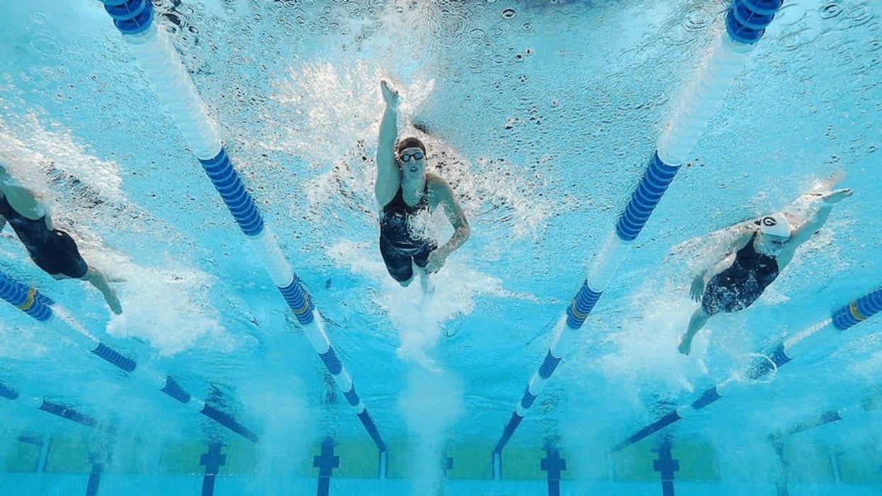 Second-placed swimmer stands up for winner who lost '1st-place' over bizzare celebration rule