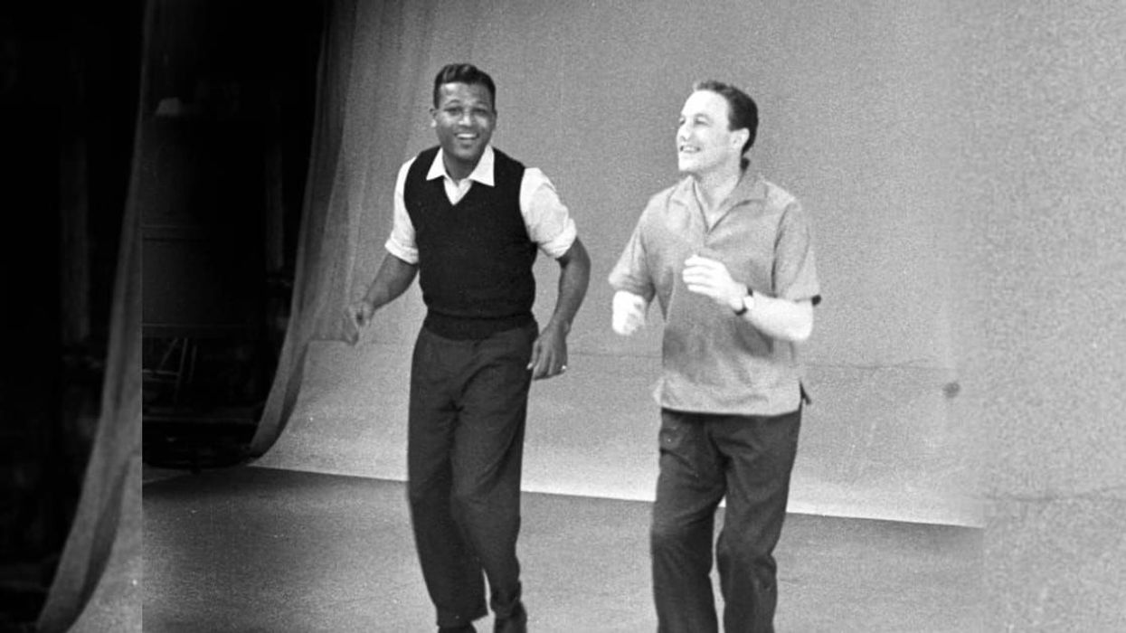 Vintage video of boxing legend Sugar Ray Robinson tap dancing with Gene Kelly is all kinds of wholesome