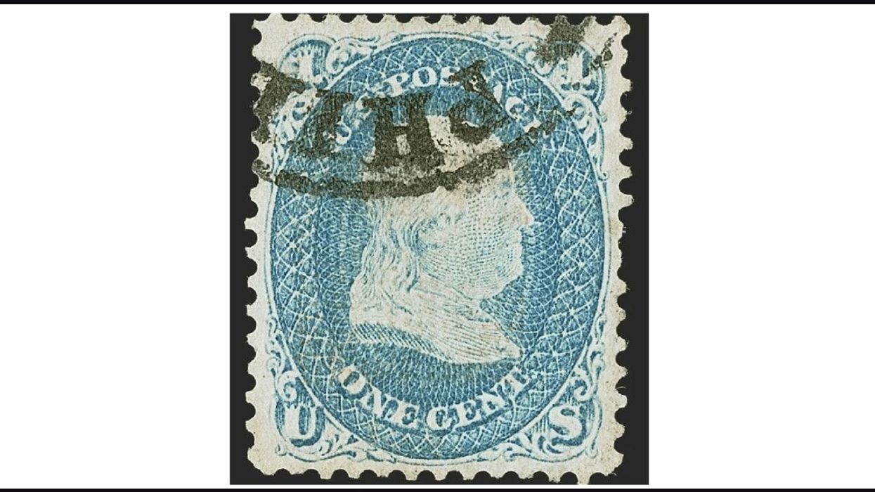 Here's why 'America’s most valuable postage stamp' from 1868 could fetch a record $5 million