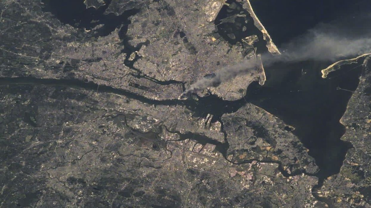 Astronaut recorded a chilling clip of the Twin Towers collapsing in the 9/11 attack from space