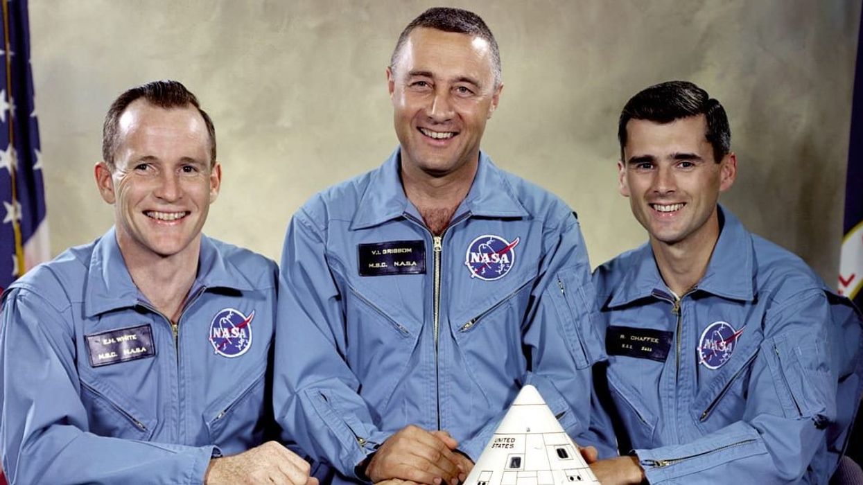 Rare footage of three astronauts moments before they lost their lives in the Apollo 1 tragedy