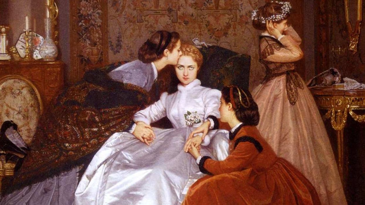 Hilarious reason 19th-century painting 'The Reluctant Bride' is suddenly trending online