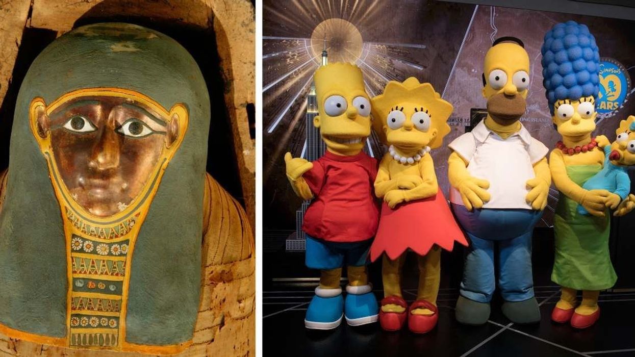 Egypt predicted 'The Simpsons': coffin features beloved character and depiction is uncanny