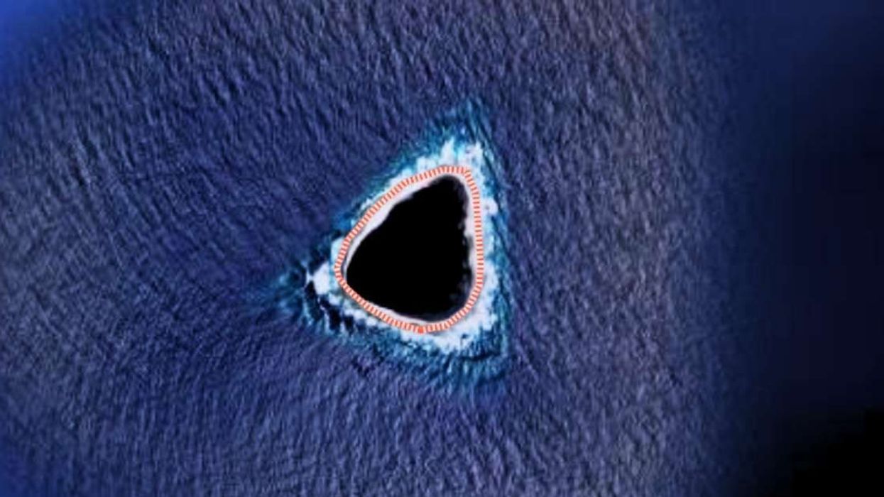 Spooky mystery behind 'black hole' in the middle of the Pacific on Google Maps finally solved