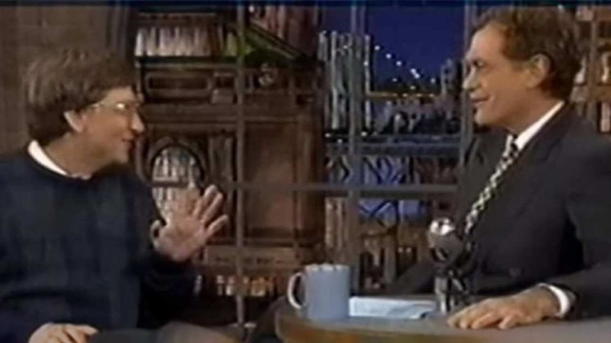 Bill Gates explaining the internet to a smug David Letterman in 1995 is hilarious in hindsight