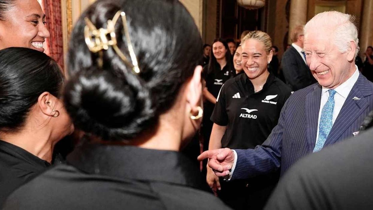 New Zealand woman rugby player asked King Charles for a hug, he surprised the whole team