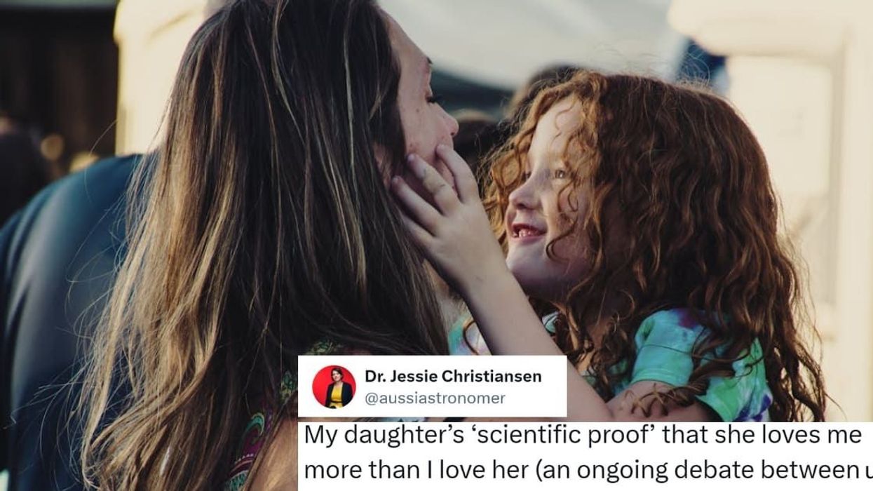 Kid shows ‘scientific proof’ that she loves her mom more than her mom loves her and it’s on point