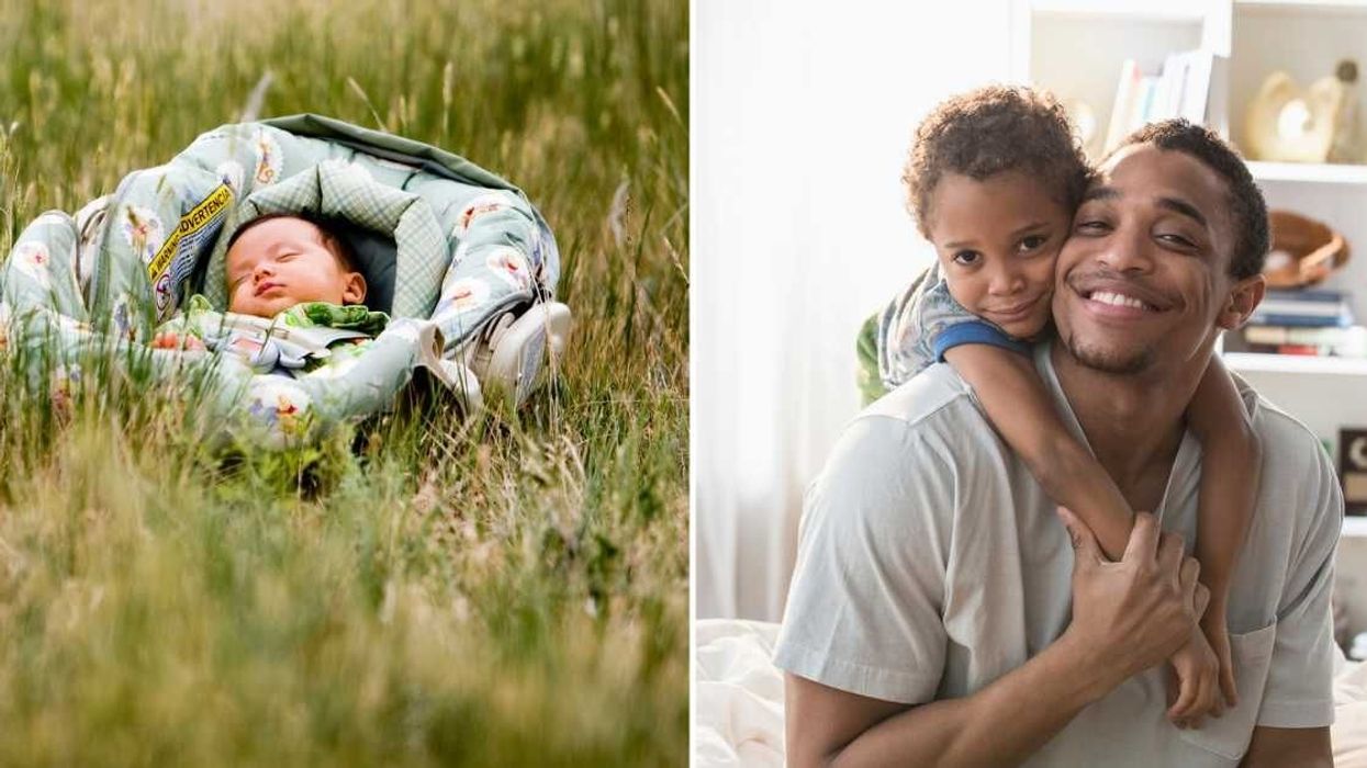 Man who rescued baby abandoned in a trash can is now taking him home