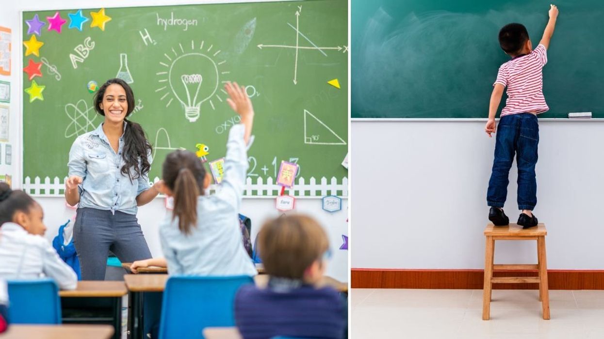 Teacher uses a chair to show kids what being 'fair' means and it's a lesson for all of us