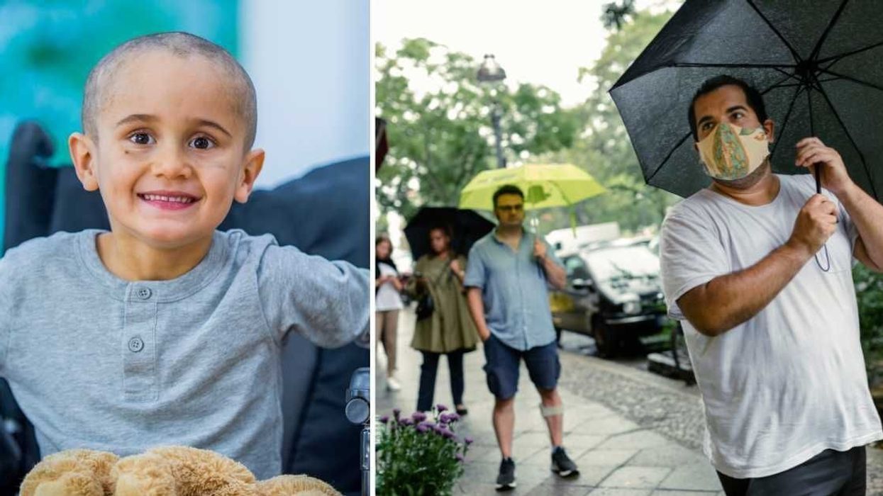 5-year-old boy battling cancer needed a stem cell match, 4,855 people lined up in the rain