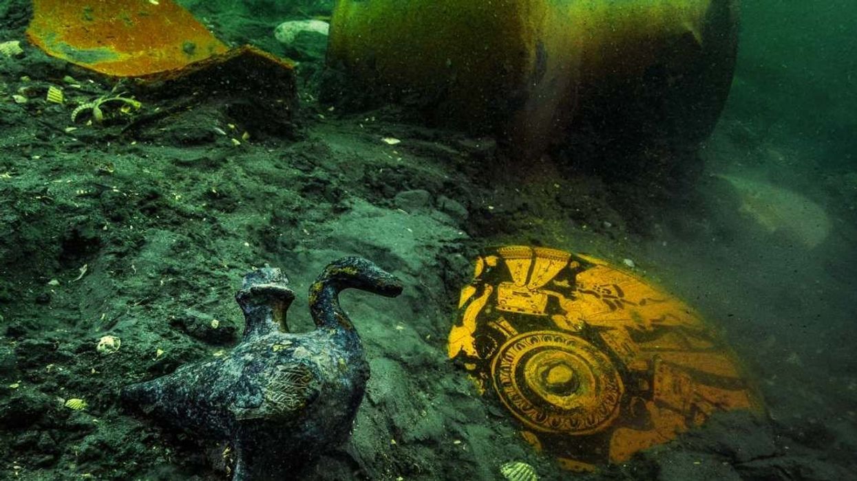 Archaeologists discover the sunken temple of Aphrodite brimming with glittering jewels