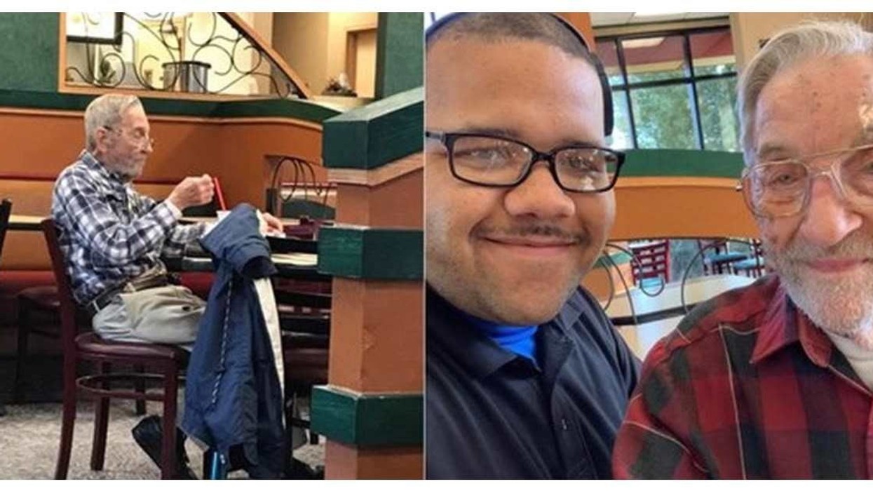 A 98-year-old WWII veteran with no family ate at Arby's every day, so they gave him free food for life