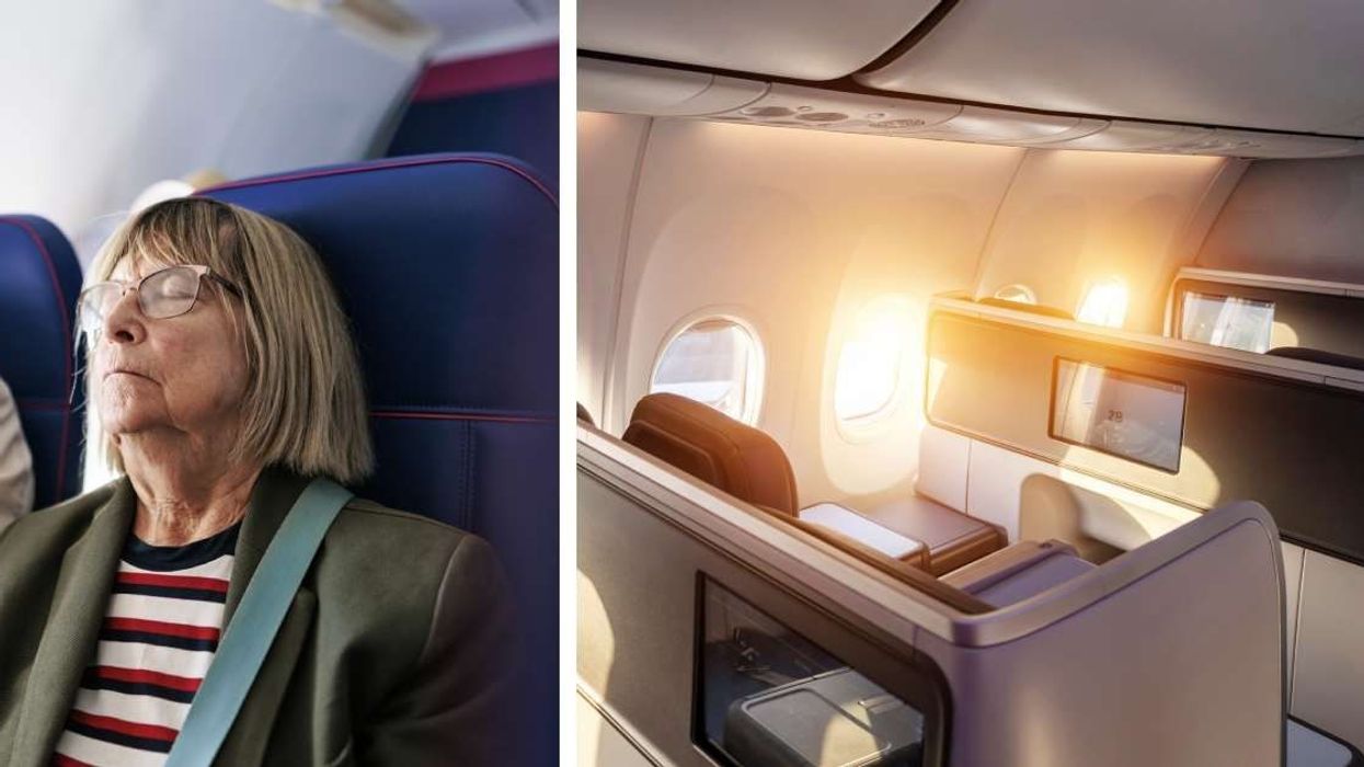 Kind passenger gives up his first-class seat to an 88-year-old woman, making her dream come true