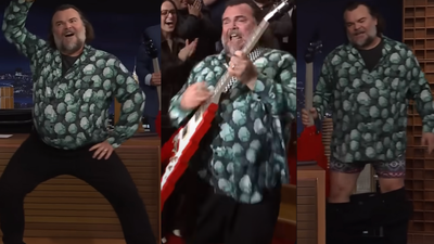 Jack Black, The Tonight Show, guest, guitar, silly