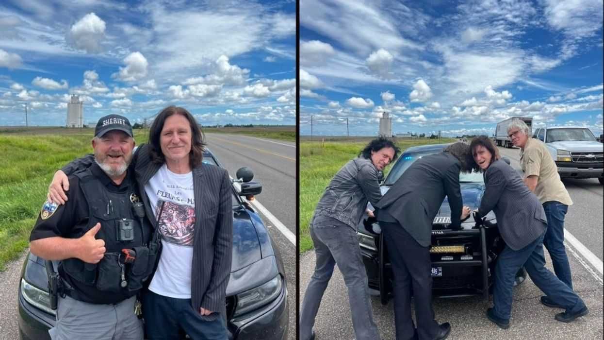 John Waite, Kansas, Kiowa County Sheriff's Office, speeding, police, '80s music, wholesome, traffic stop, Justin Rugg, Missing You