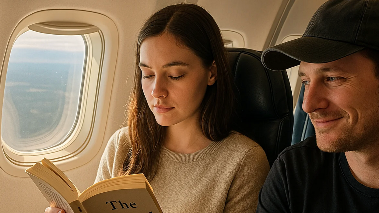 joseph fasano, viral author story, airplane coincidence, book on a plane, swallows of lunetoo, twitter story, author encounter, poetry and novels, viral tweet, unexpected meeting