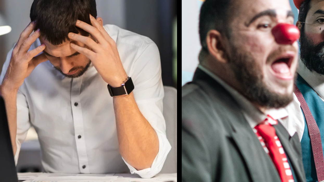 Josh Thompson, professional clown, getting fired, support person, viral story, New Zealand, workplace humor, HR meeting, creative layoff, Joseph Brosnahan