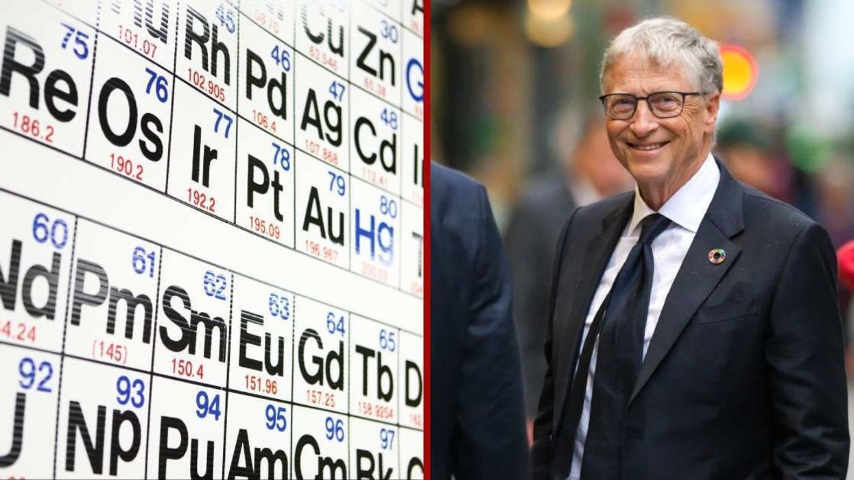 Bill Gates revealswhy he has a wall-mounted periodic table with samples of each chemical