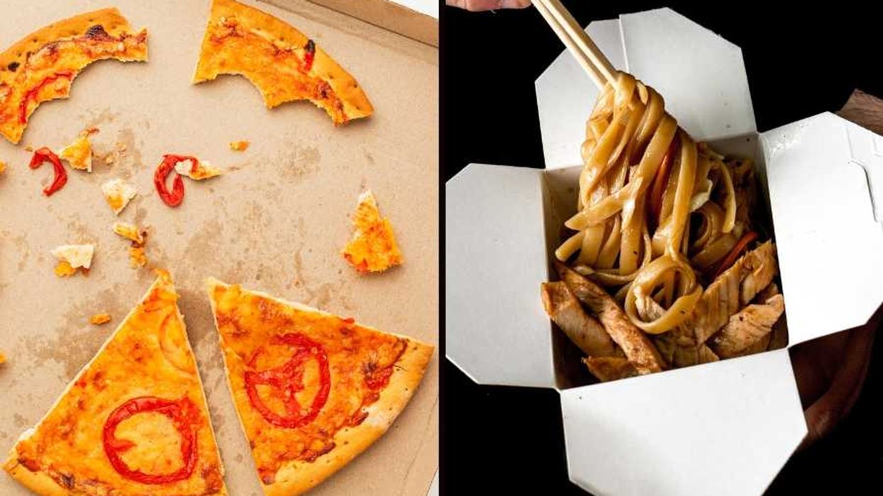 leftovers, food science, food taste, cold pizza, chinese takeout