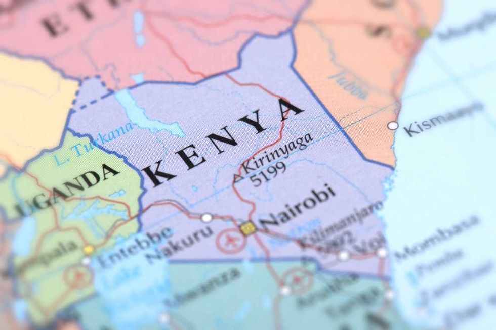 Map of Kenya (Representative Image Source: Getty Images | Omersukrugoksu)