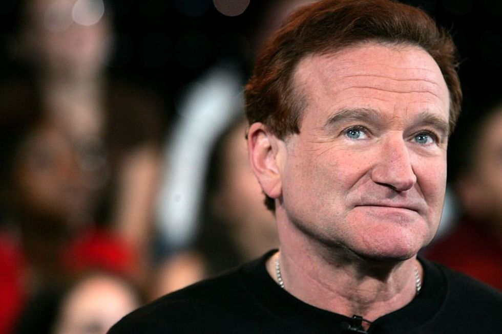 NEW YORK - APRIL 27: (FILE PHOTO) (US TABLOIDS OUT) Actor Robin Williams appears onstage during MTV's Total Request Live at the MTV Times Square Studios on April 27, 2006 in New York City. (Photo by Peter Kramer/Getty Images)