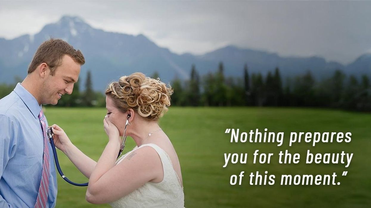 organ donation, bride honors son, heart recipient, emotional wedding, triston memorial, jacob heart transplant, love adventured, inspiring story, viral wedding, wedding surprise