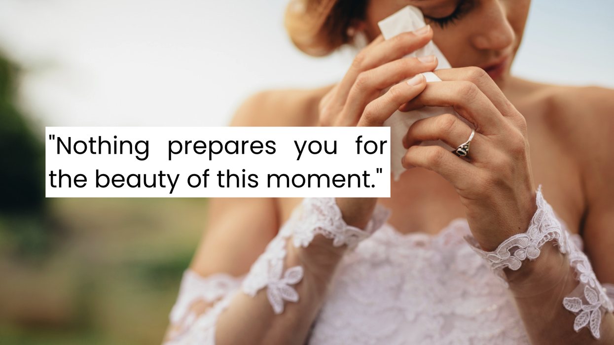 organ donation, bride honors son, heart recipient, emotional wedding, triston memorial, jacob heart transplant, love adventured, inspiring story, viral wedding, wedding surprise