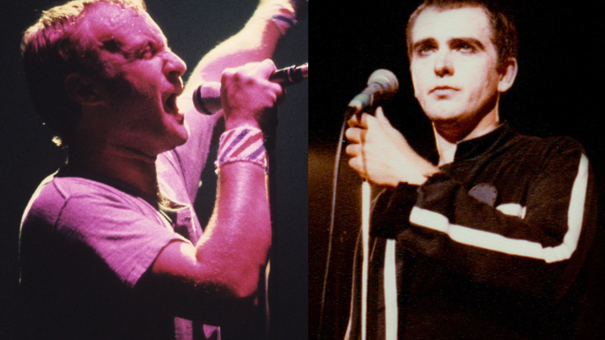 Phil Collins, Peter Gabriel, onstage, performance, musician, idols