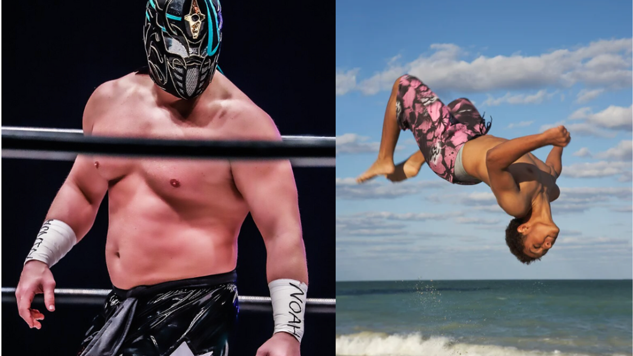 pro wrestling, viral, backflip, kayfabe, athlete