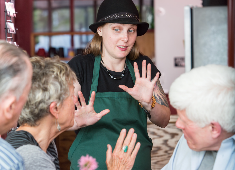 racism caught on video, waitress defends asian family, jennica cochran, michael lofthouse incident, viral restaurant video, anti-asian racism, gofundme viral, everyday hero story