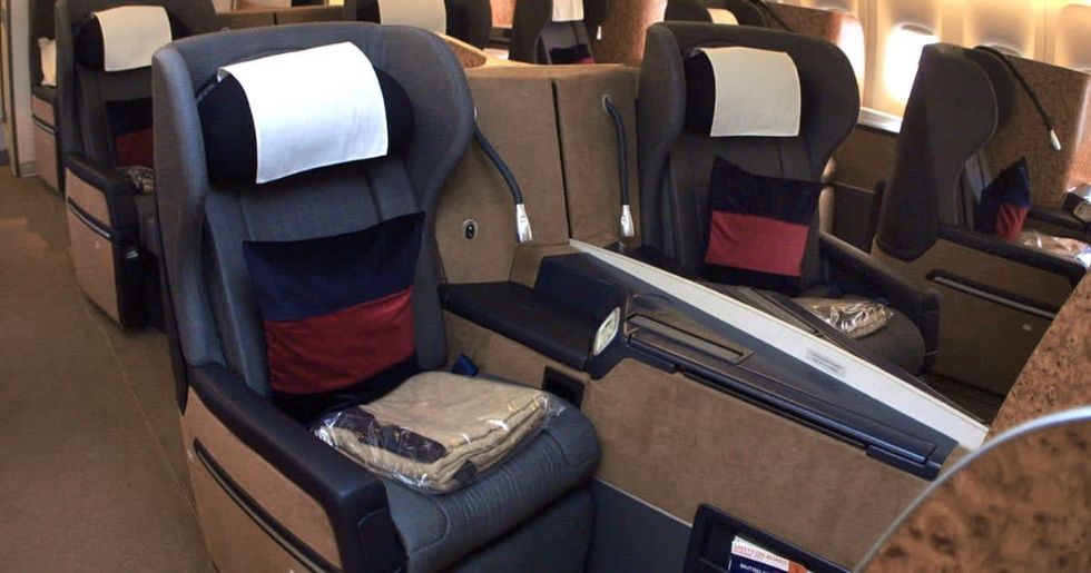 Representational Image Source: The new British Airways first class cabin with seats that open into a fully flat beds is debuted December 7, 2000 in a Boeing 777 jet at O''Hare International Airport in Chicago.(Photo by Tim Boyle/Newsmakers)