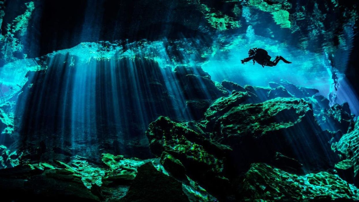 Explorers stunned after finding underground river system revealing ancient Mayan secrets