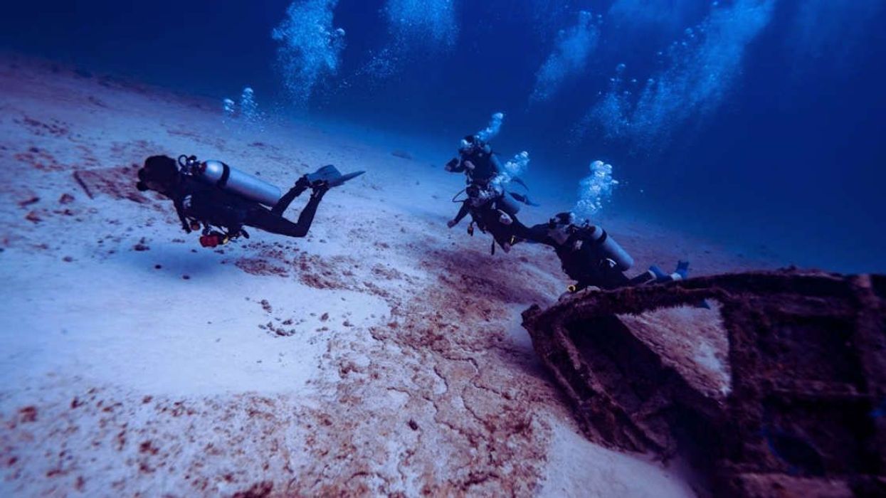 Incredibly beautiful marble floor from luxurious Roman villa discovered in city lost to the sea