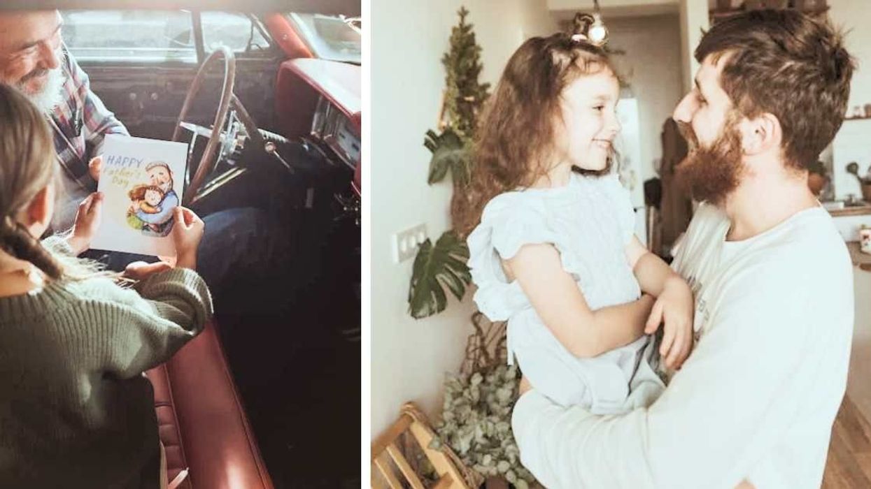 Man has the most tear-jerking reaction as his stepdaughter calls him 'Dad' for the first time