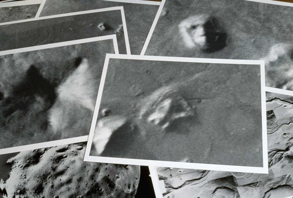Representative Image Source: Aerial photographs of a Martian butte, taken by Viking in 1976. (Photo by NASA/Roger Ressmeyer/Corbis/VCG via Getty Images)