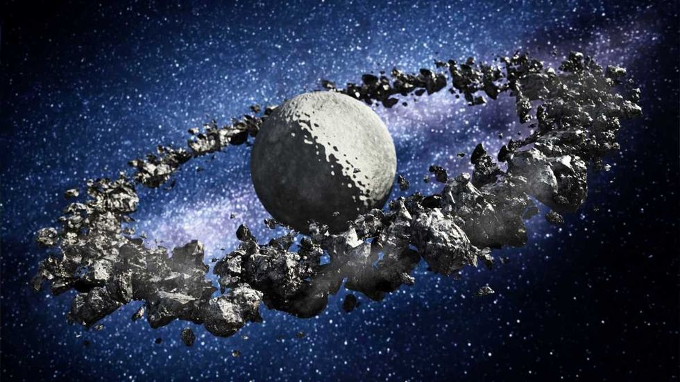 Representative Image Source: Asteroid belt consisting of many orbiting meteor rocks around rocky planet. (Getty Images)