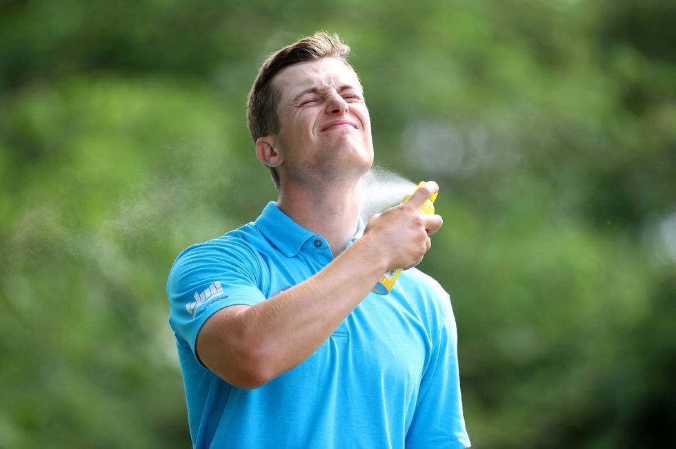 Representative Image Source: Calum Hill of Scotland applies sunscreen during Day One of the Alfred Dunhill Championship at Leopard Creek Country Golf Club on November 26, 2020 in Malelane, South Africa. (Photo by Richard Heathcote/Getty Images)