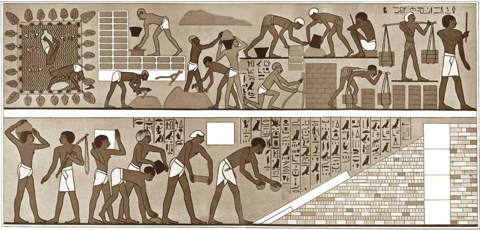 Representative Image Source: Captives making bricks for the Temple of Ammon at Thebes, Egypt. (Photo by Culture Club/Getty Images)