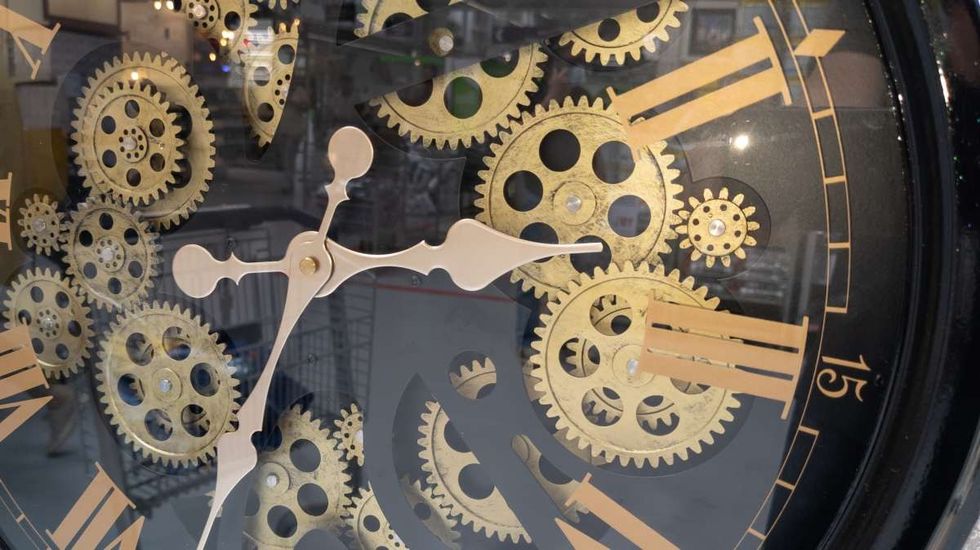 Representative Image Source: detail retro old concept clock parts of vintage black big watch (Getty Images)