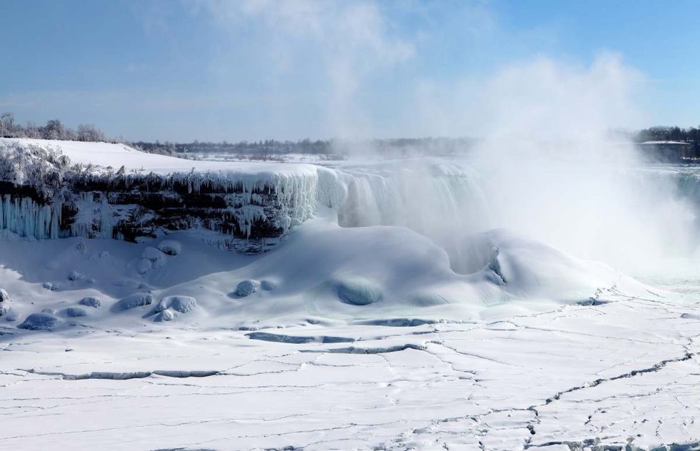 Representative Image Source: Frozen snow and ice covers the Niagara River on the Canada side of Niagara Falls on February 28, 2015 in Niagara Falls, Ontario, Canada. (Photo By Raymond Boyd/Getty Images)