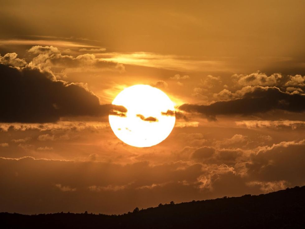 Representative Image Source: Full frame of a beautiful colorful orange sky with clouds at sunset (Getty Images)