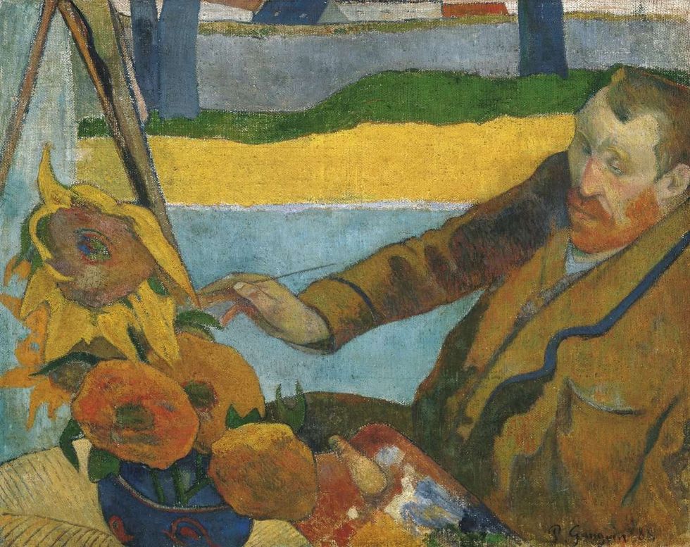 Representative Image Source: Paul Gauguin (French, 1848–1903), Vincent van Gogh Painting Sunflowers, oil on canvas, 1888, Van Gogh Museum, Amsterdam. (Photo by VCG Wilson/Corbis via Getty Images)