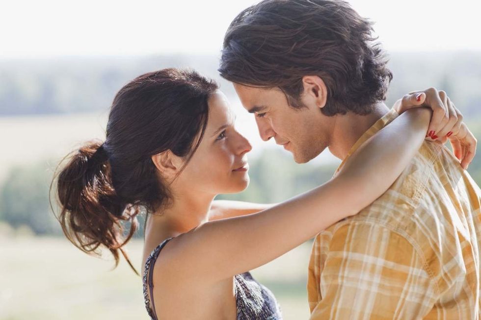 Representative Image Source: Serious couple hugging outdoors (Getty Images)