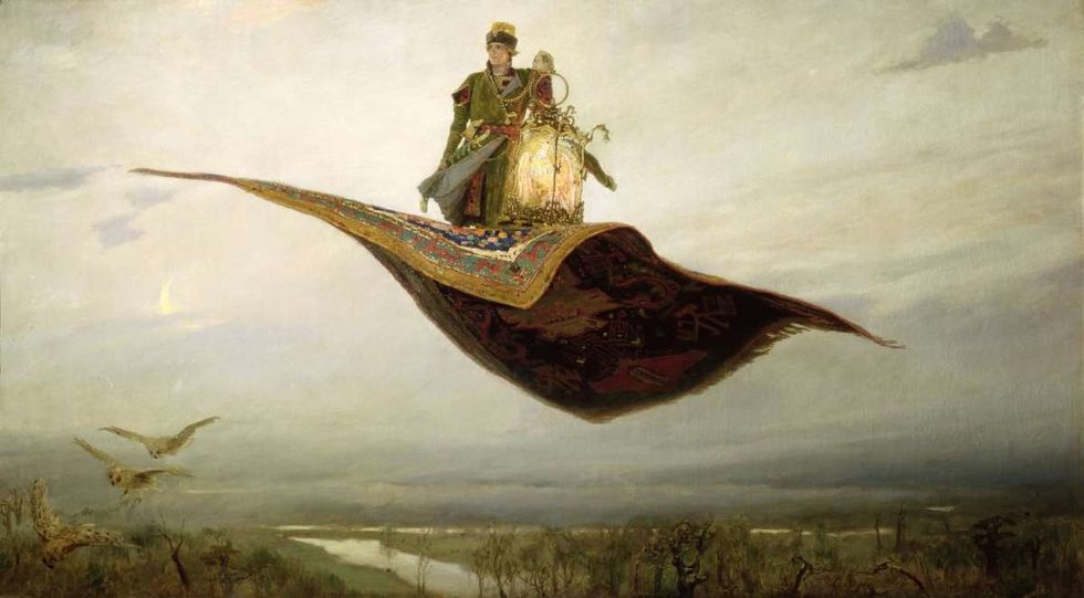 Representative Image Source: State Art Museum, Nizhny Novgorod, Russia. The Magic Carpet, 1880 (oil on canvas) (Photo by Art Images via Getty Images)