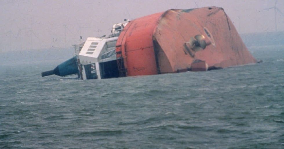 Representative Image Source: The wreck of the Herald of Free Enterprise, which capsized near Zeebrugge on the 6th of March 1987. (Photo by Hulton Archive/Getty Images)