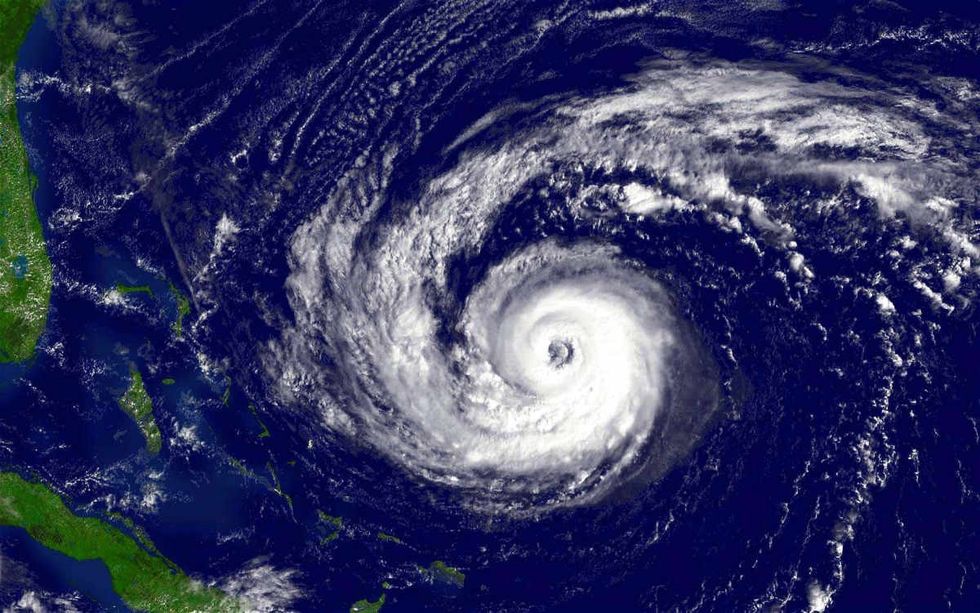 Representative Image Source: This National Oceanic and Atmospheric Association satellite image shows Hurricane Jeanne spinning in the Atlantic Ocean. (Photo by NOAA via Getty Images)